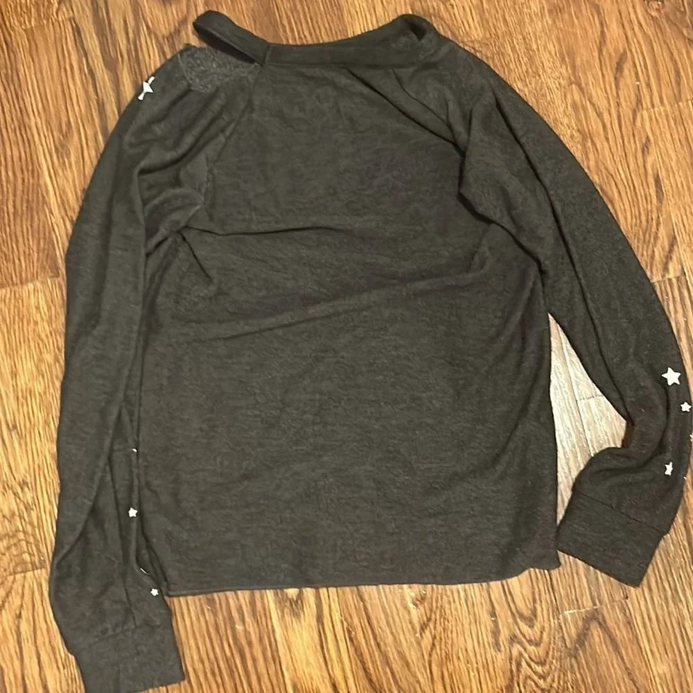 Chaser Girls Long Sleeve Love Shirt With Stars Size 10
